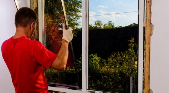 Pose de fenêtre en PVC