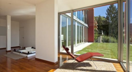 Baie vitrée à 3 vantaux