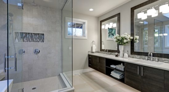 porte de douche cabine en verre