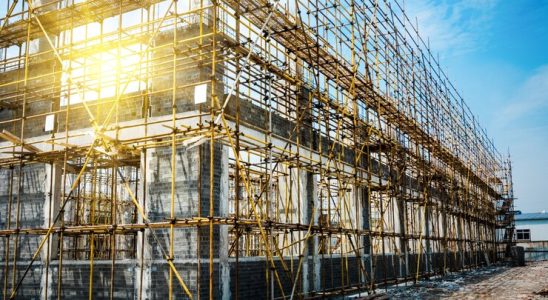 Montage d'un échafaudage