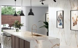 Plan de travail en marbre