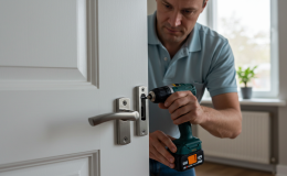installer une serrure sur une porte