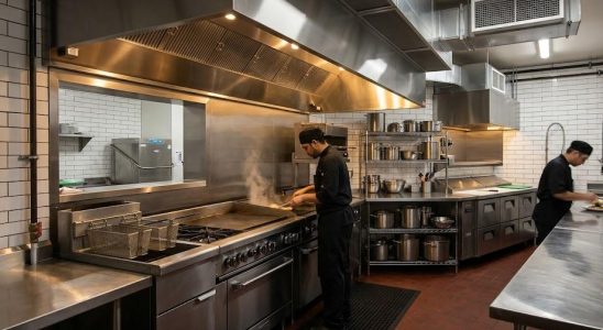 Aménagement de cuisine professionnelle