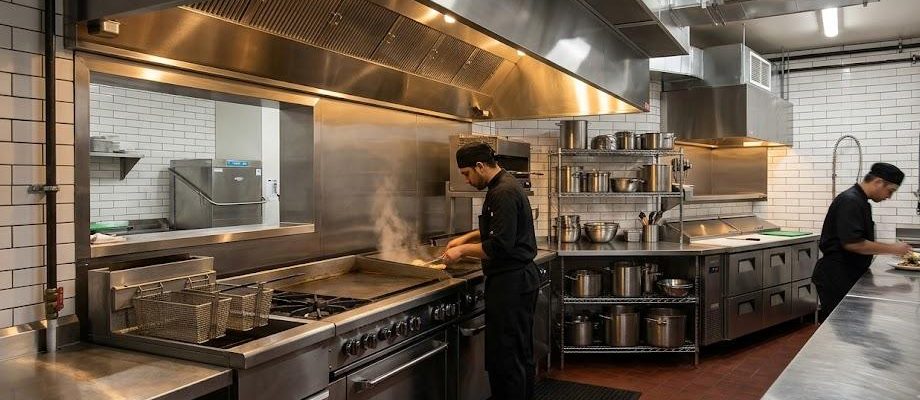 Aménagement de cuisine professionnelle