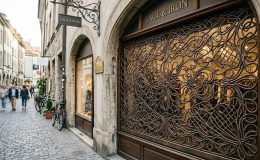 Rideau métallique à dentelle (tubes ondulés) pour l'esthétique